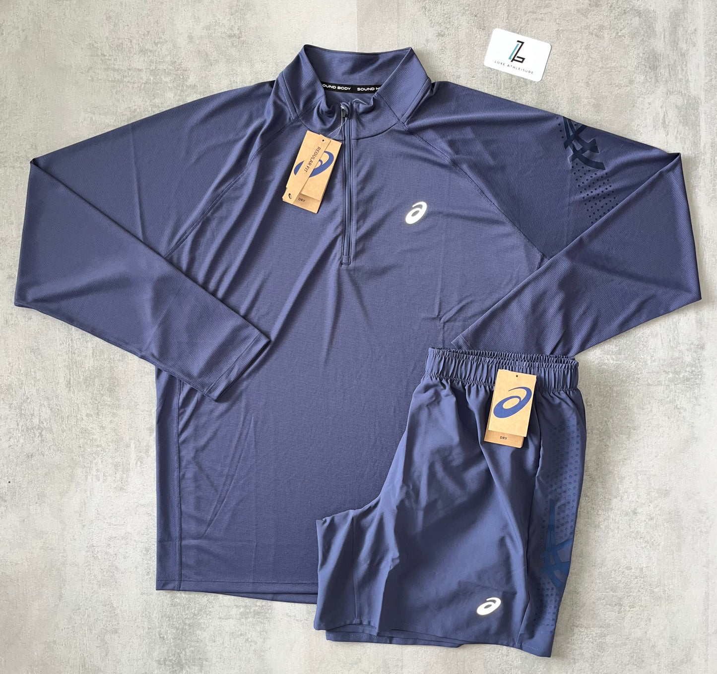 ASICS icon 1/4 zip set