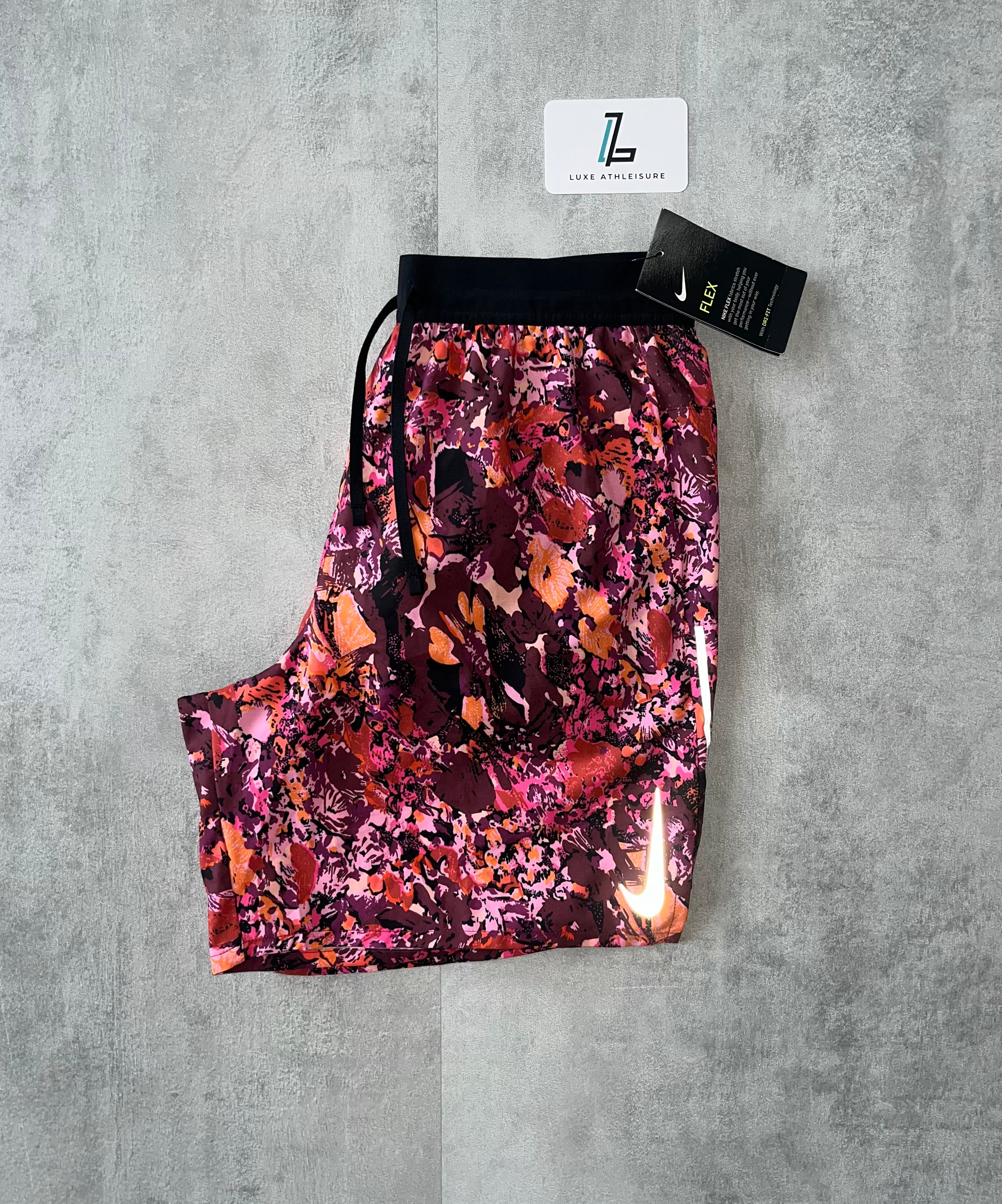 Nike flex stride printed shorts online